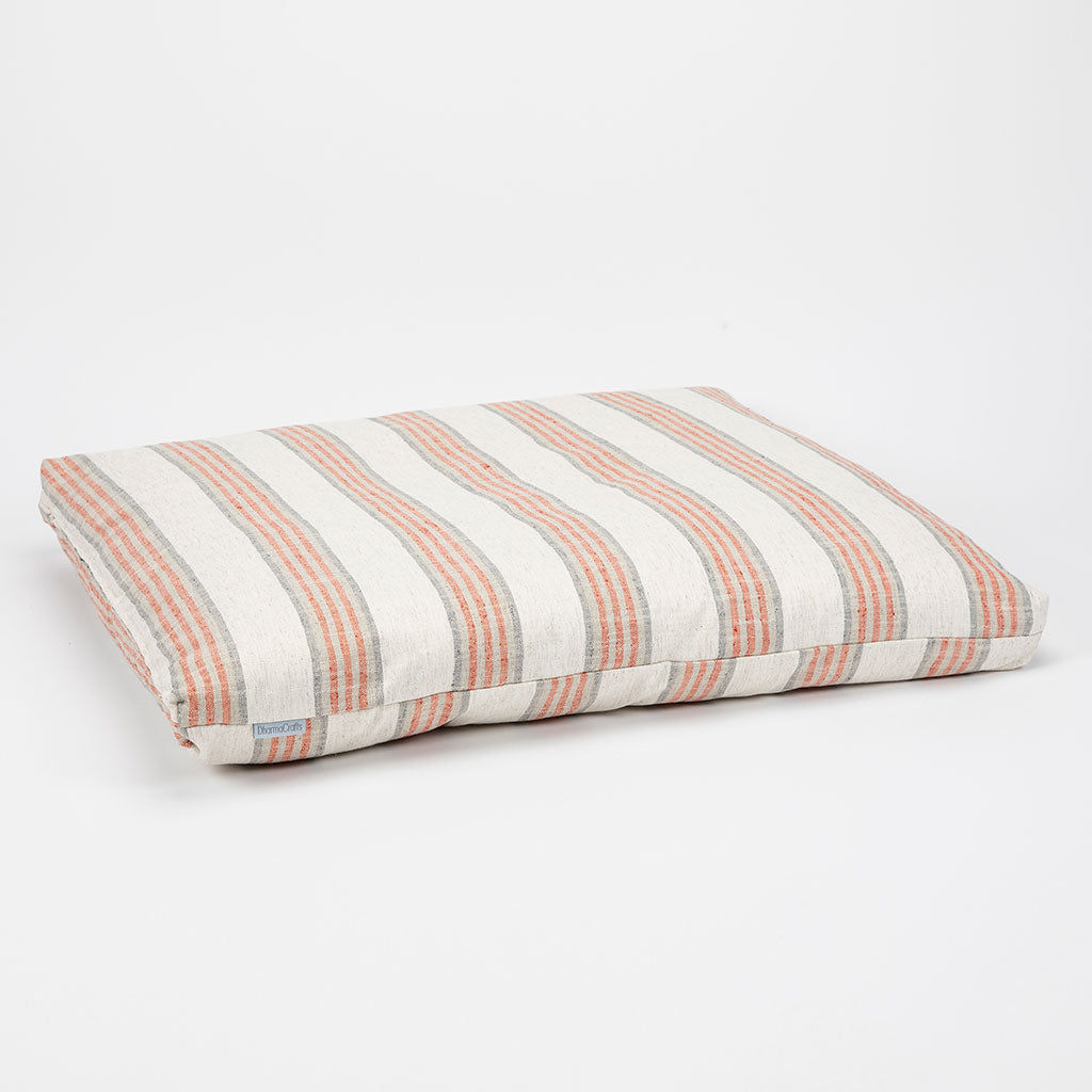 Coral Stripe Zafu Zabuton Set