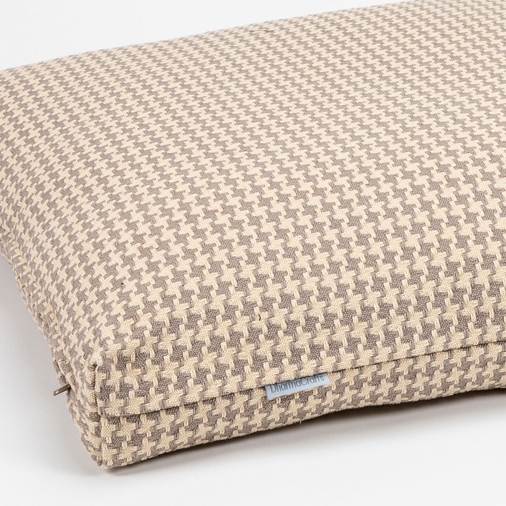 Houndstooth Beige Zabuton