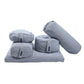 Denim Buckwheat Hull Zafu - COVER ONLY