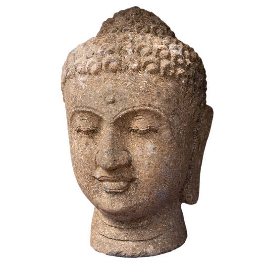 Zen Garden Statue: Buddha Head