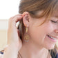 Lotus Flower Dangle Earrings