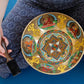 Thangka Painting: Sound Healing Singing Bowl, 11"