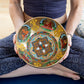 Thangka Painting: Sound Healing Singing Bowl, 11"