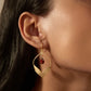 Garnet Topaz Lotus Earrings