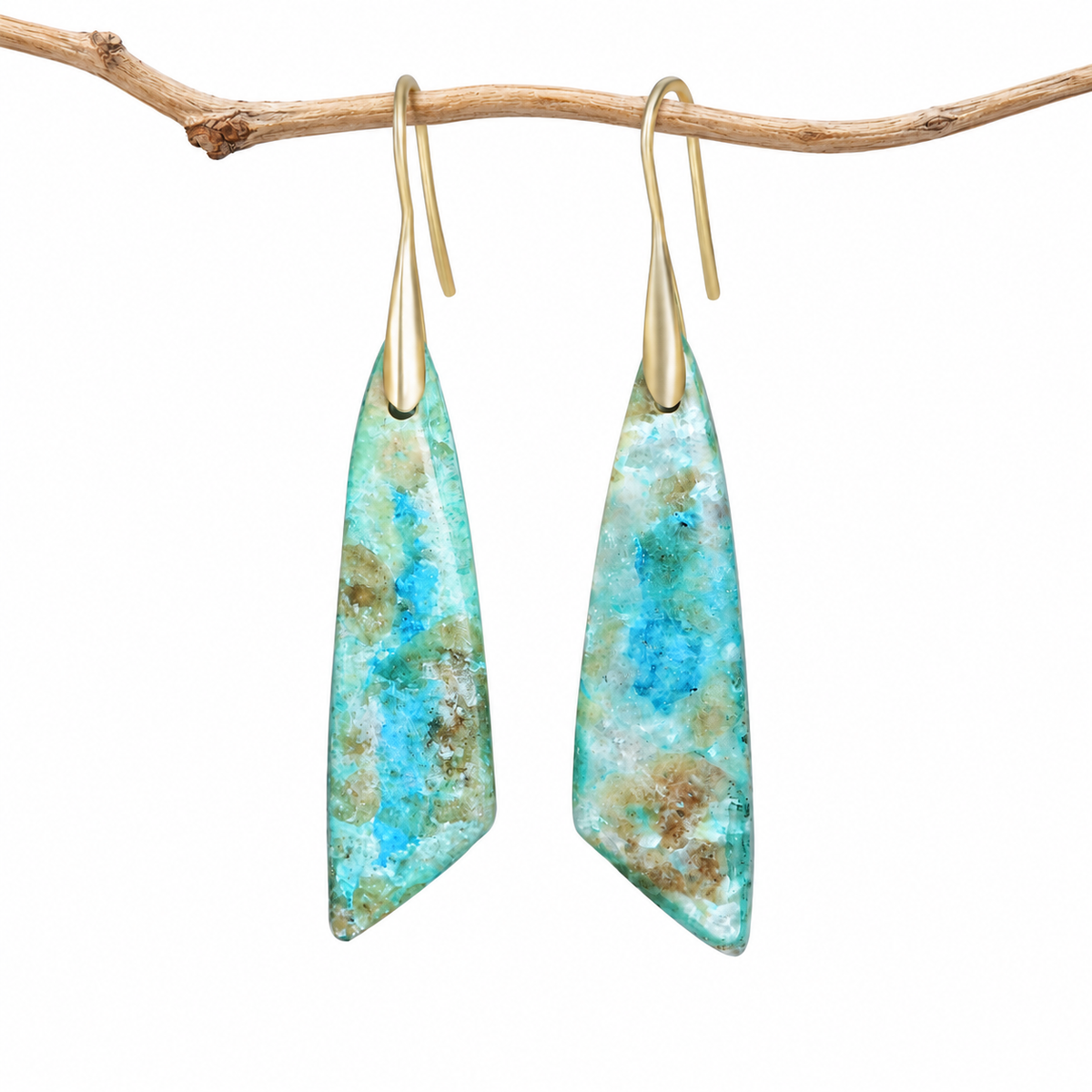 Still Waters Amazonite Drop Earrings