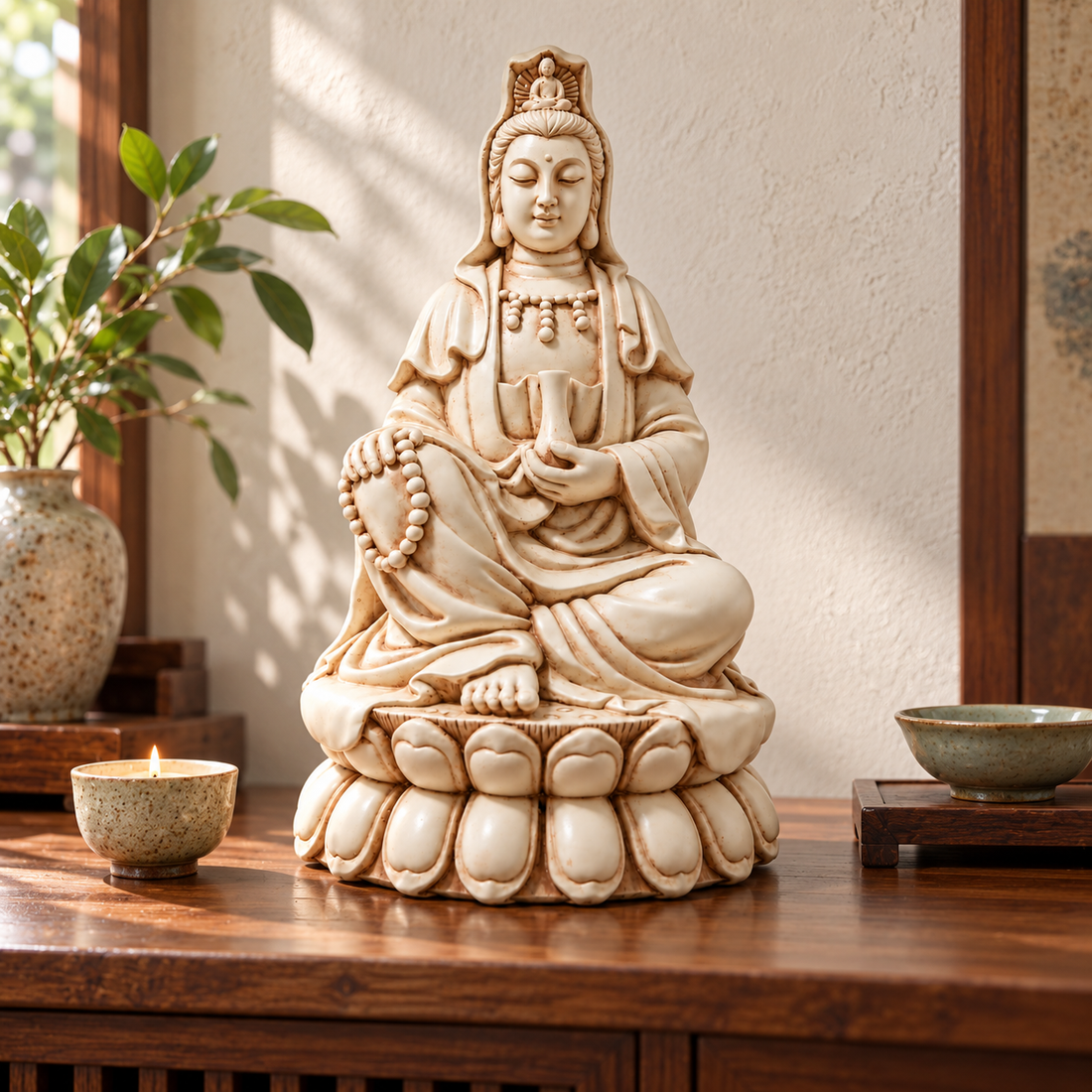 Boundless Compassion: Kuan Yin Statue