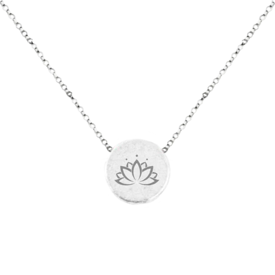 Lotus Flower Pendant Necklace