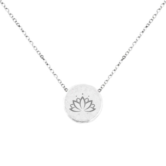 Lotus Flower Pendant Necklace