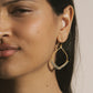 Labradorite Lotus Earrings