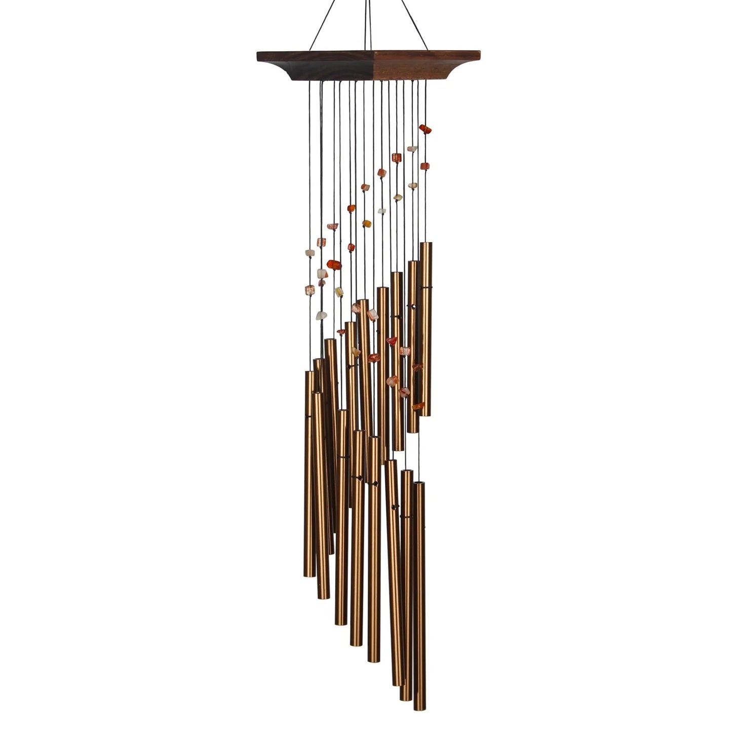Wind chime on a white background.