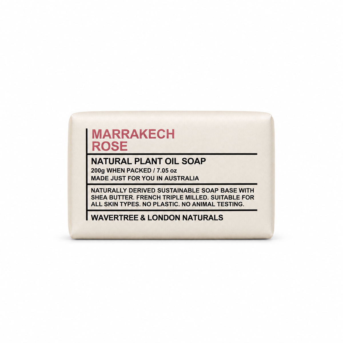 Marrakech Rose Natural Soap Bar