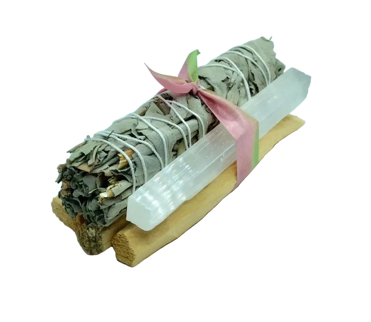 Sacred Harmony: Selenite, Sage & Palo Santo Ritual Bundle