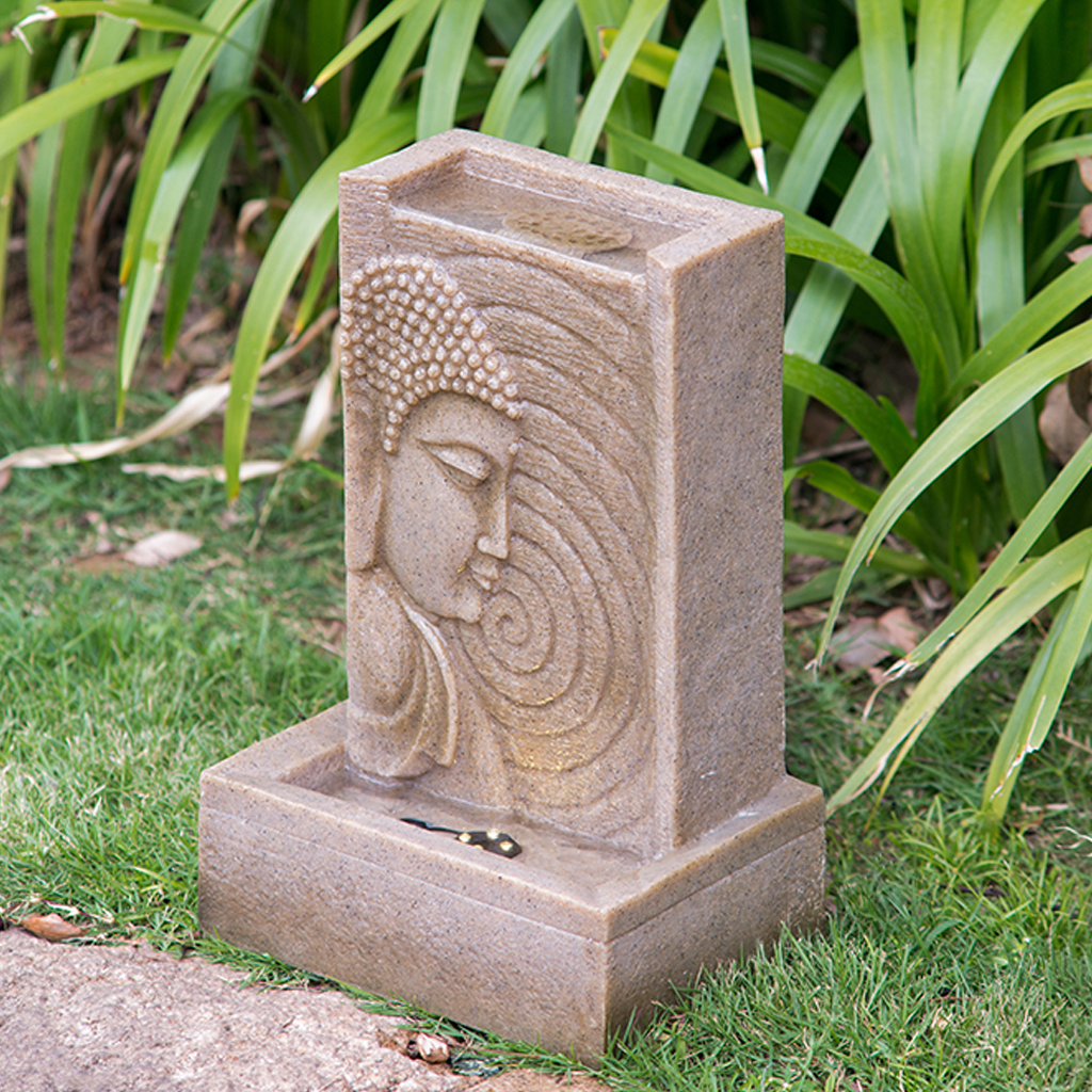 Meditating Buddha Water Fountain | DharmaCrafts