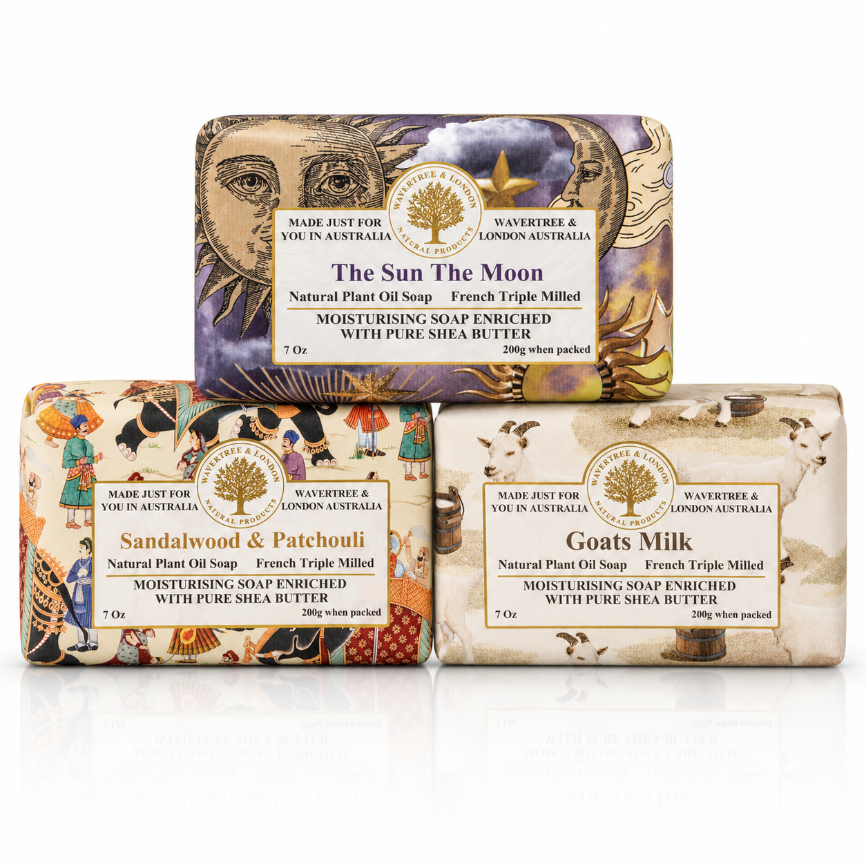 Shea Butter Triple-Milled Soap Bars