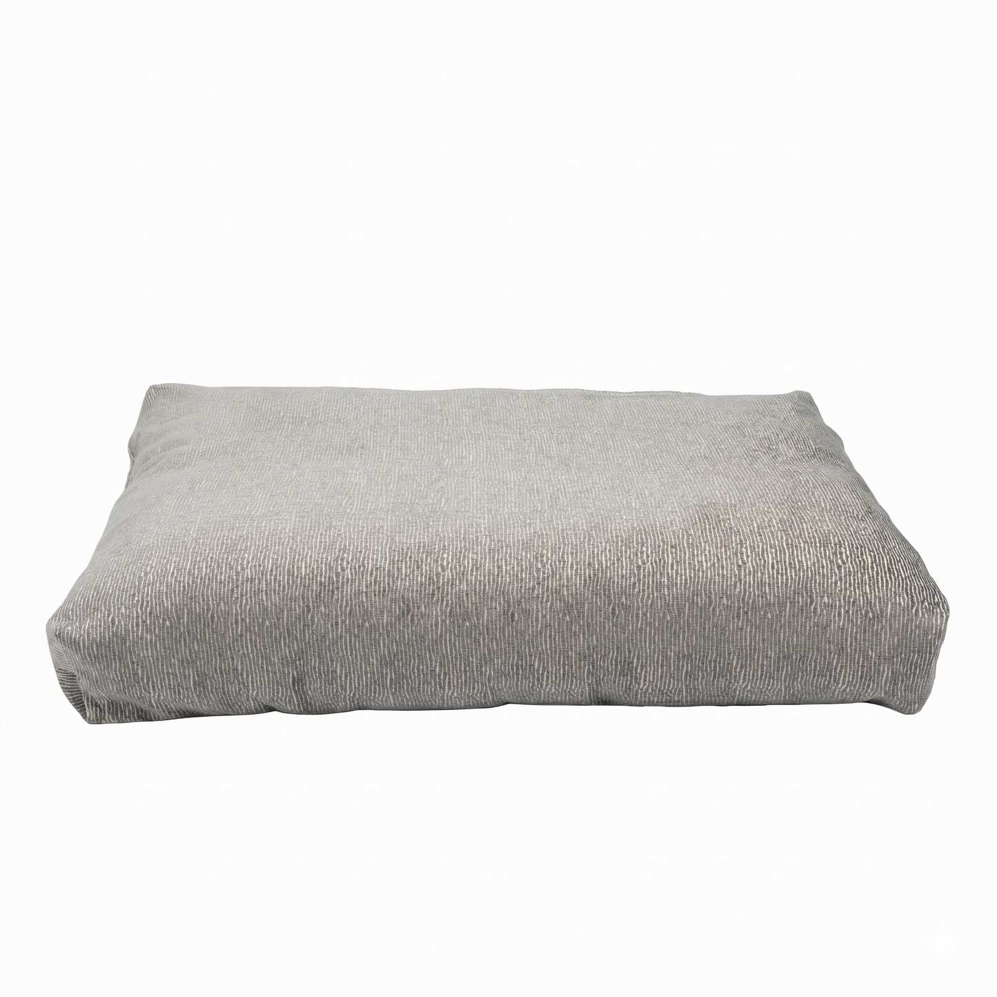 Gray pillow on a white background