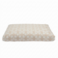 Rectangular zabuton with geometric pattern on a white background