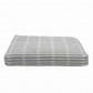 Rectangular zabuton with a striped pattern on a white background