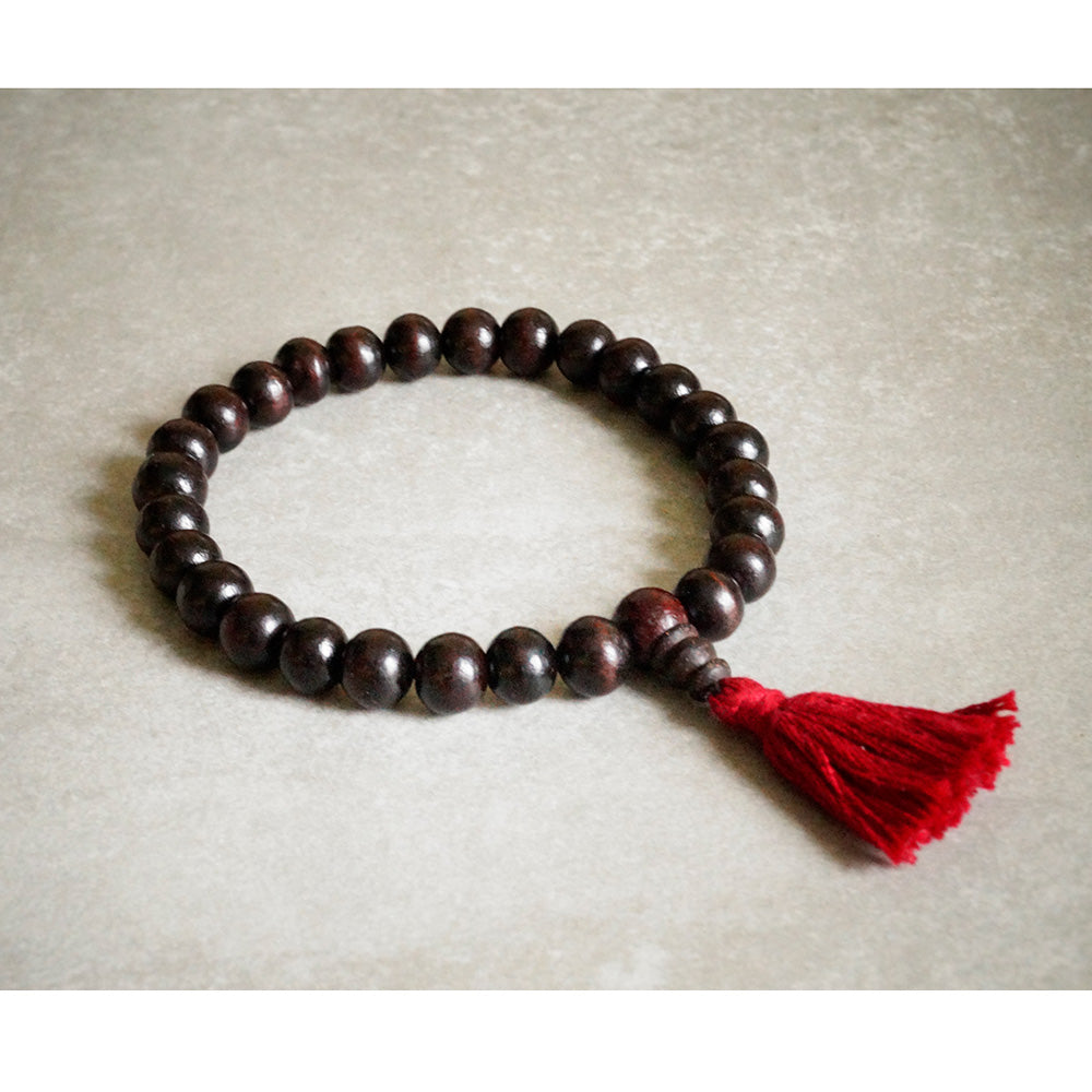 Rosewood Stretchy Practice Mala