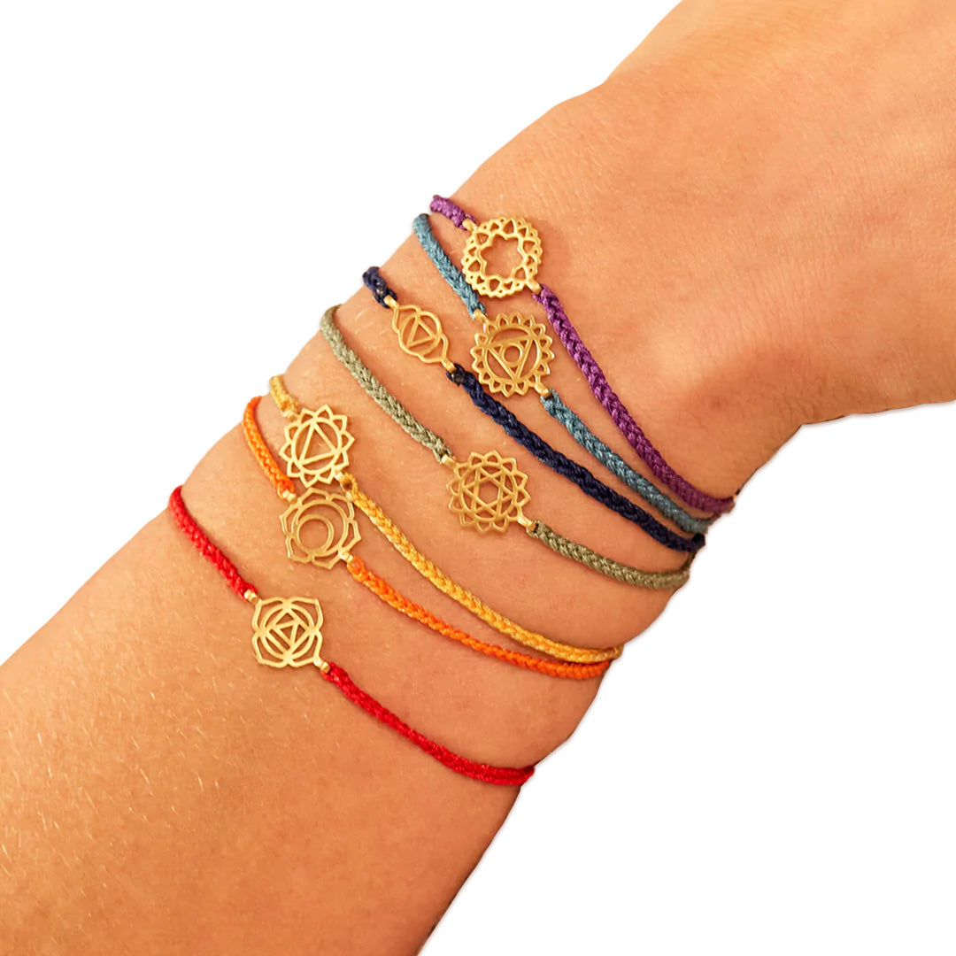 Braided Gold Chakra Bracelet