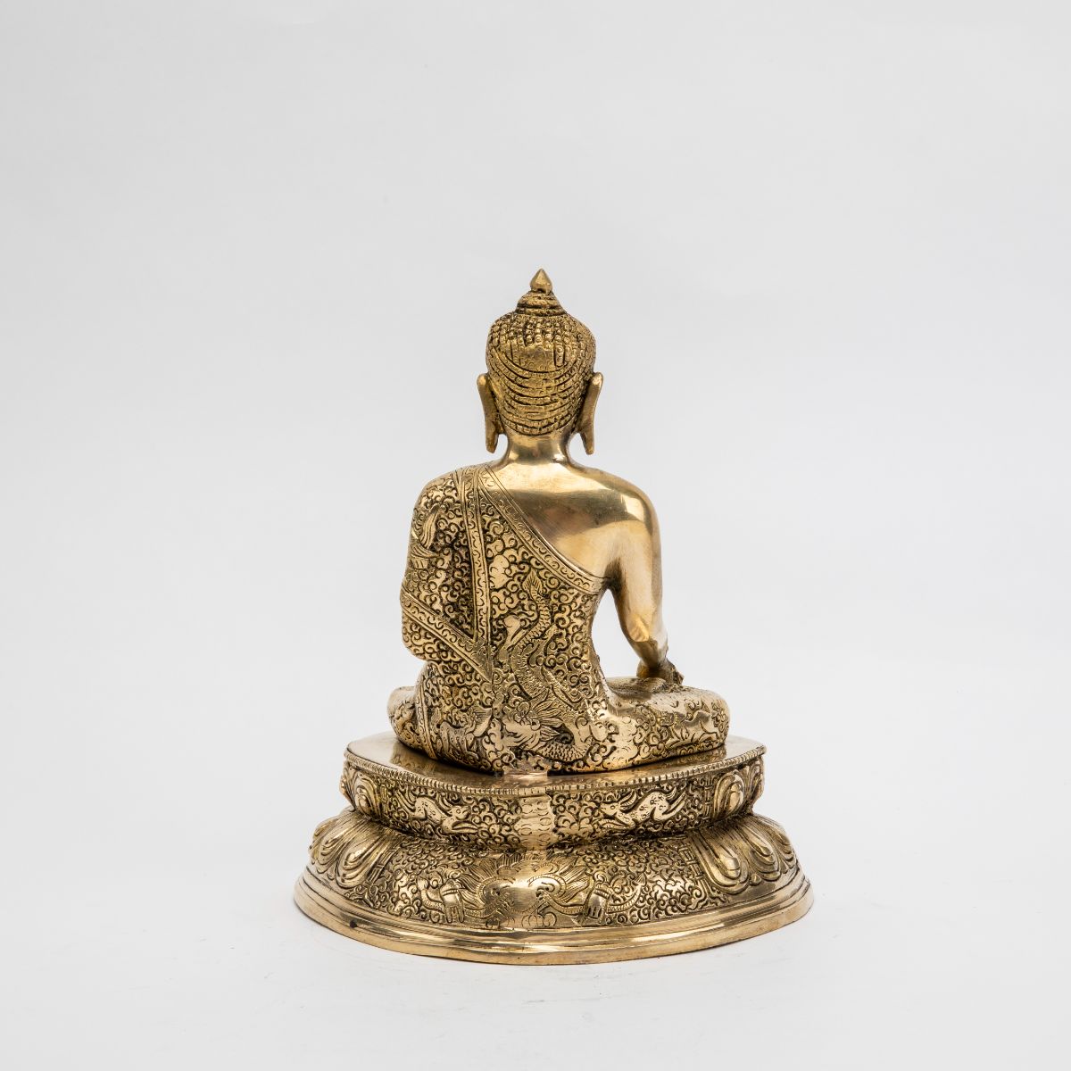 Brass Medicine Buddha Statue - 11"