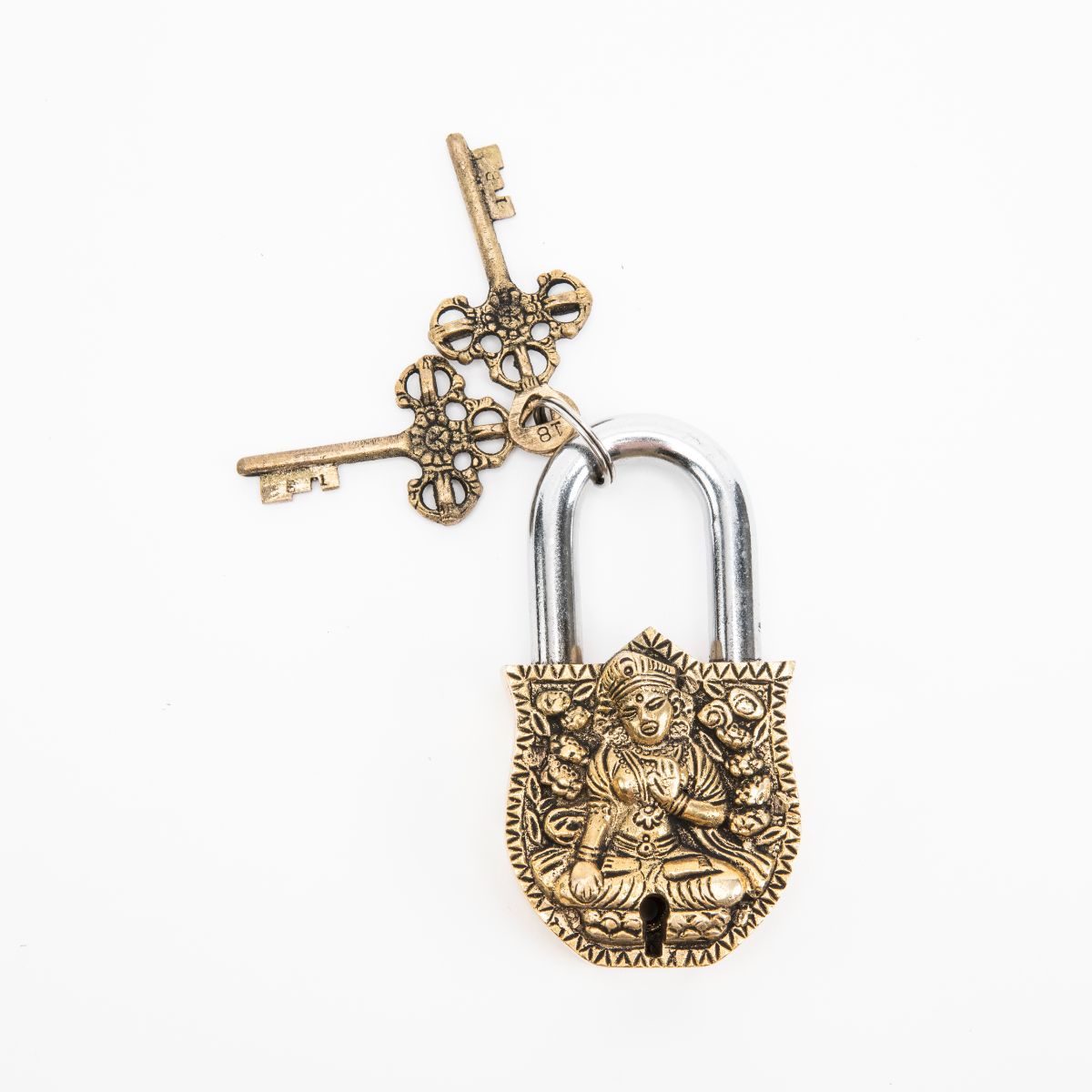 Brass Bodhisattva Padlock