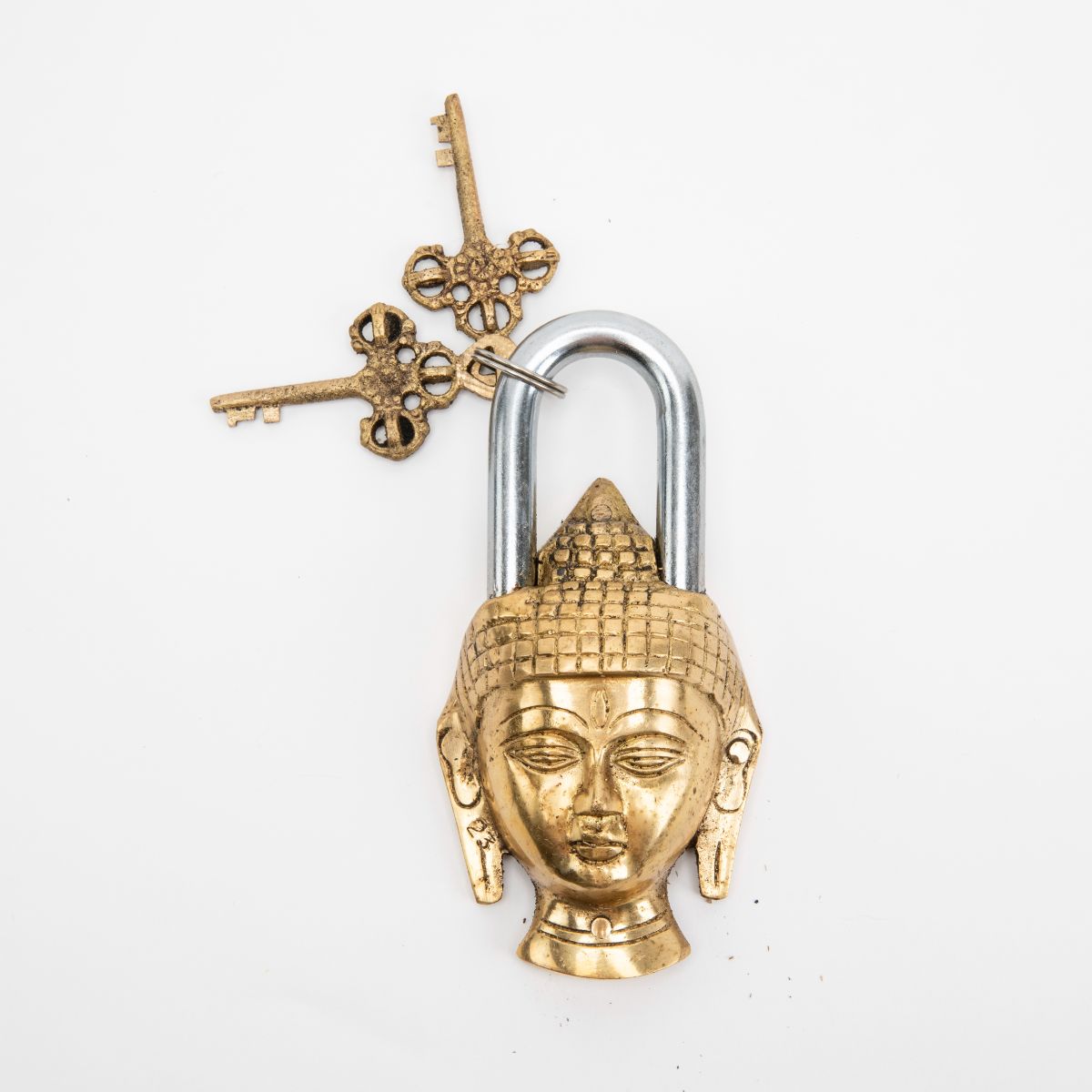 Brass Bodhisattva Padlock