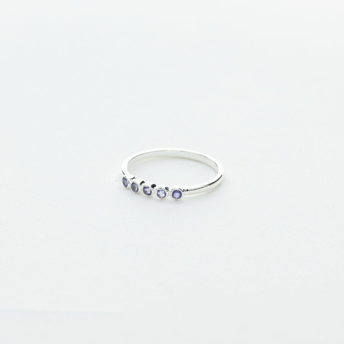 5 Stone Ring in Silver