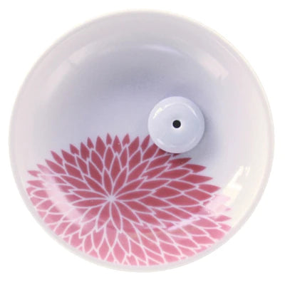 Botanical Small Ceramic Incense Burner Plate