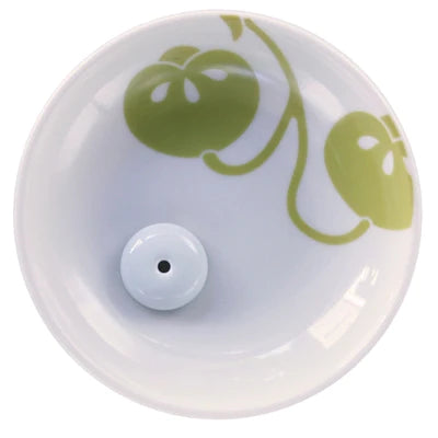 Botanical Small Ceramic Incense Burner Plate