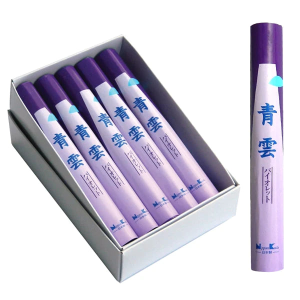 Seiun Violet 'Less Smoke' Incense Sticks