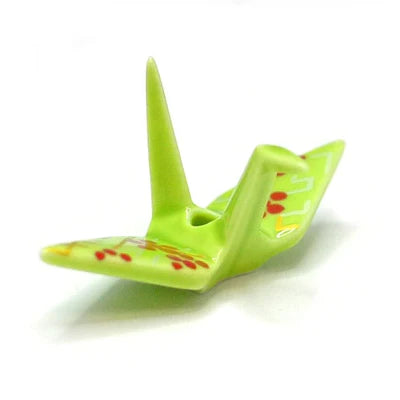 Origami Crane Miniature Ceramic Incense Burner