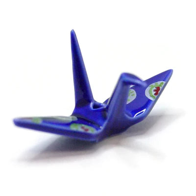 Origami Crane Miniature Ceramic Incense Burner