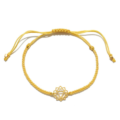 Braided Gold Chakra Bracelet