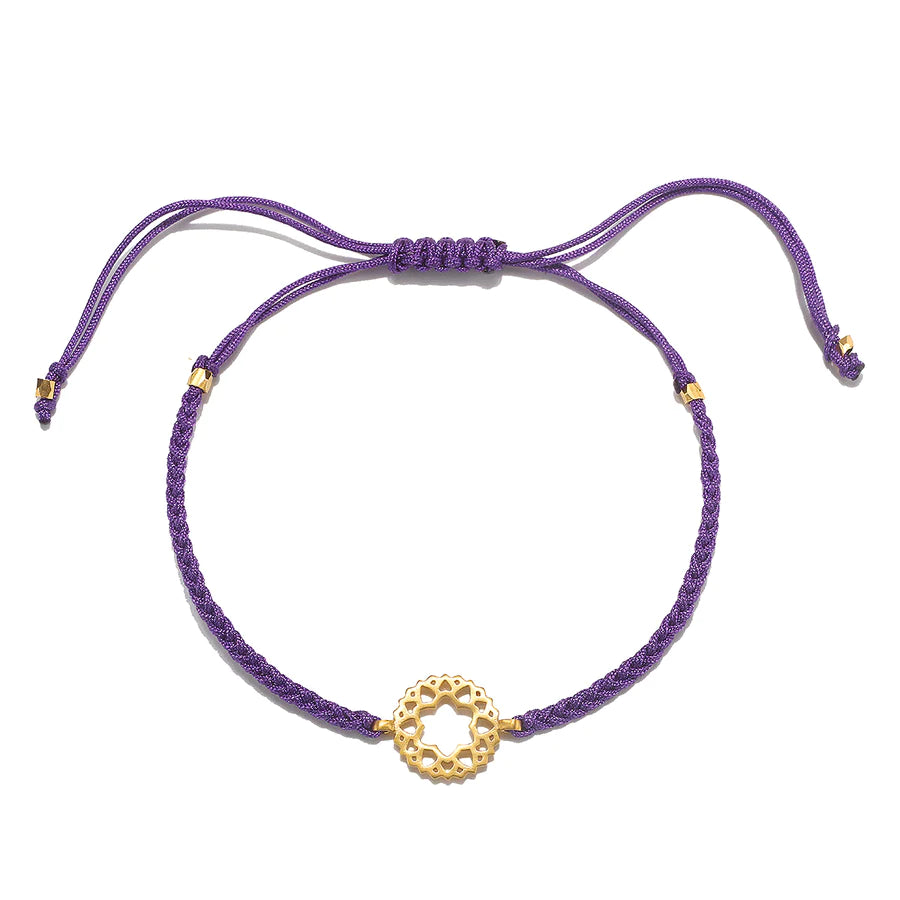 Braided Gold Chakra Bracelet