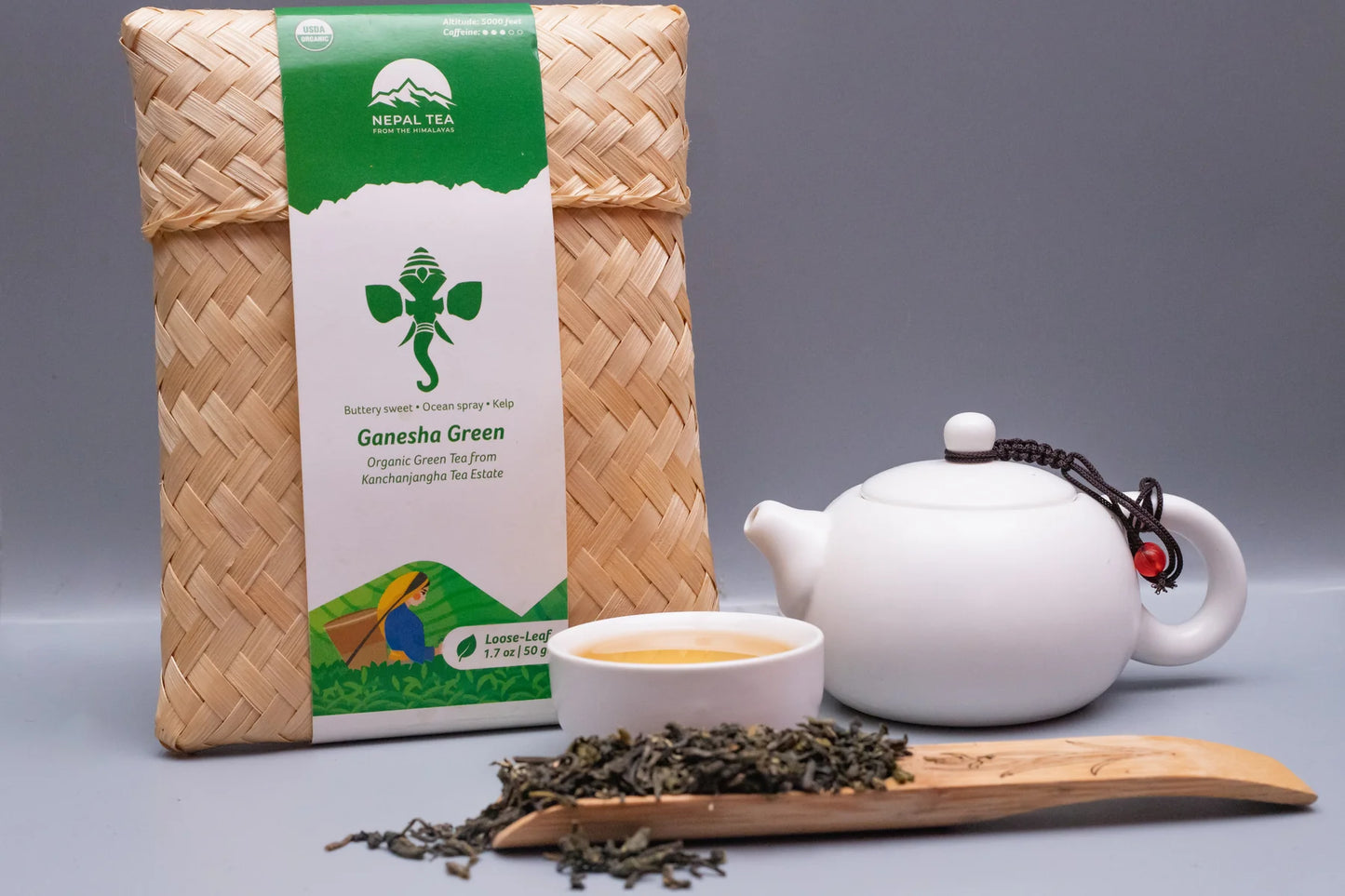 DharmaCrafts | Ganesha Green Nepali Green Tea