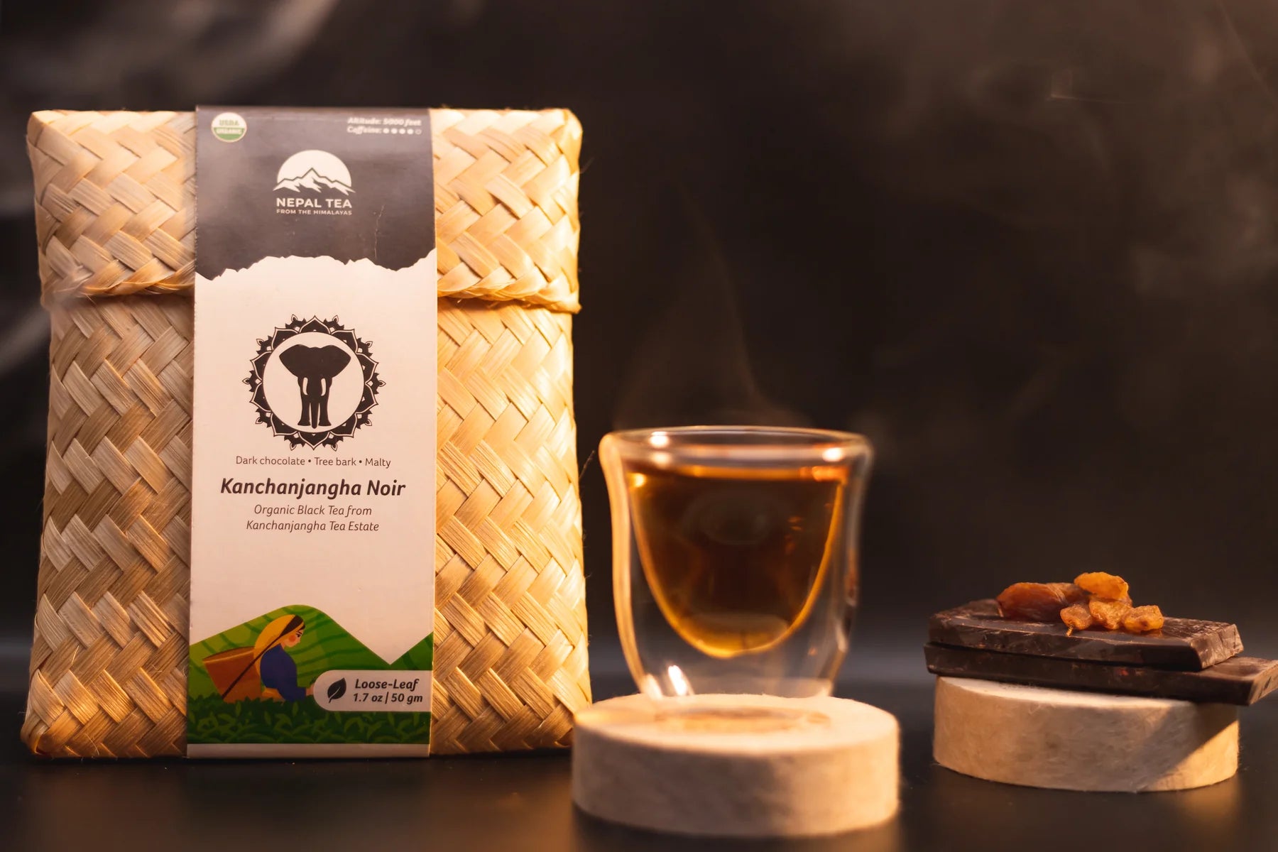 DharmaCrafts | Kanchanjangha Noir Nepali Premium Black Tea
