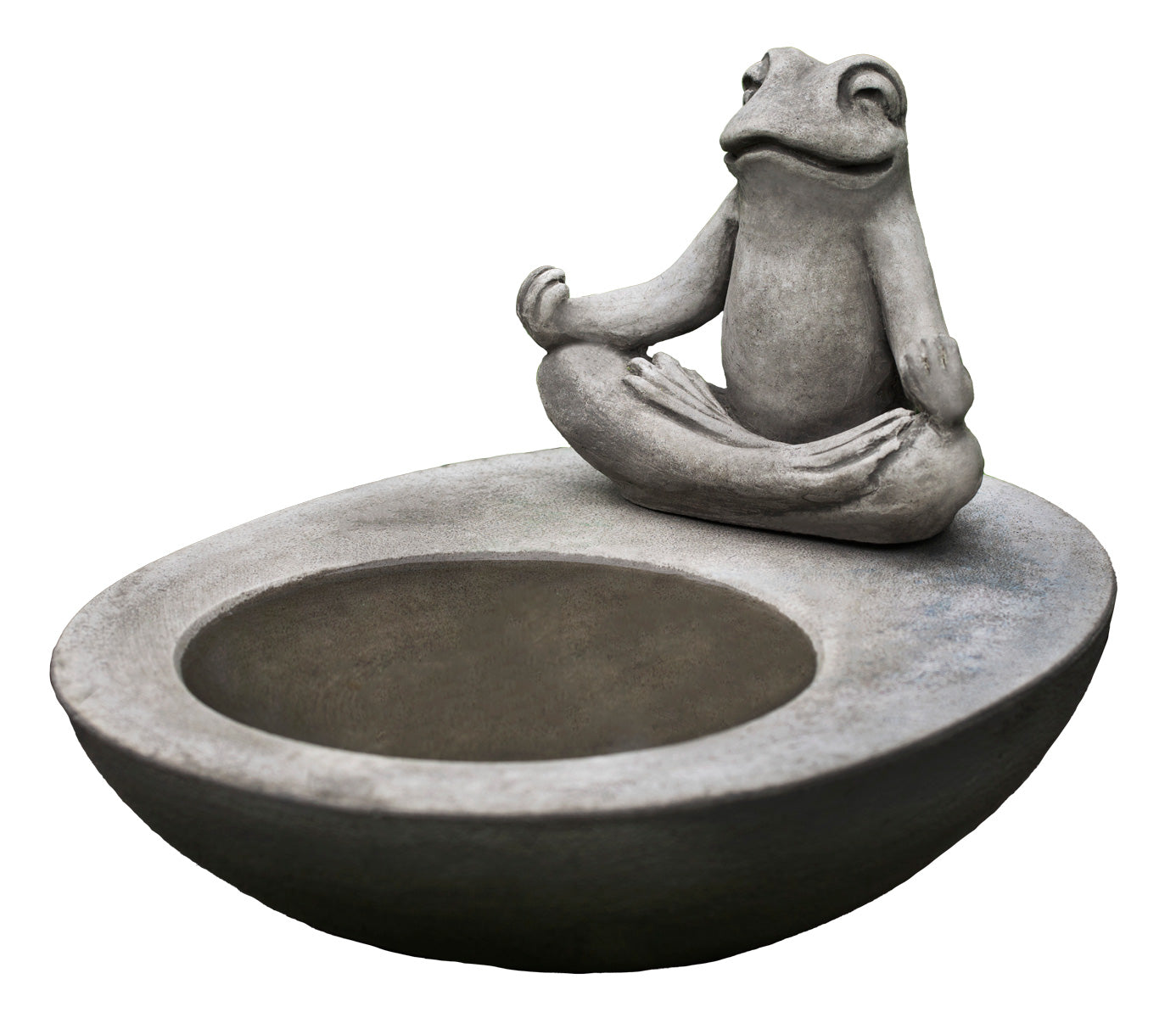 Zen Frog Bird Bath