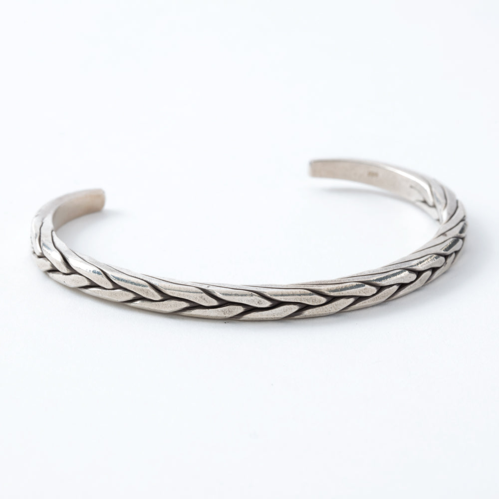 Braided Silver Cuff