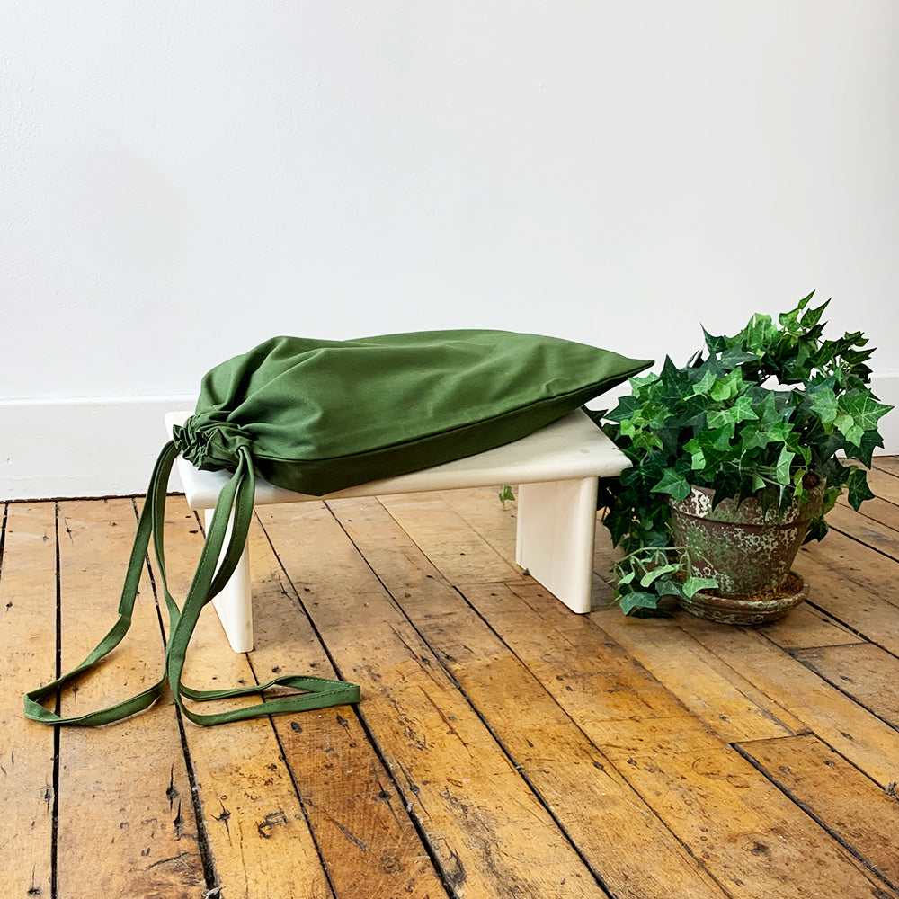 Eco Organic Bench Bag With Cushion