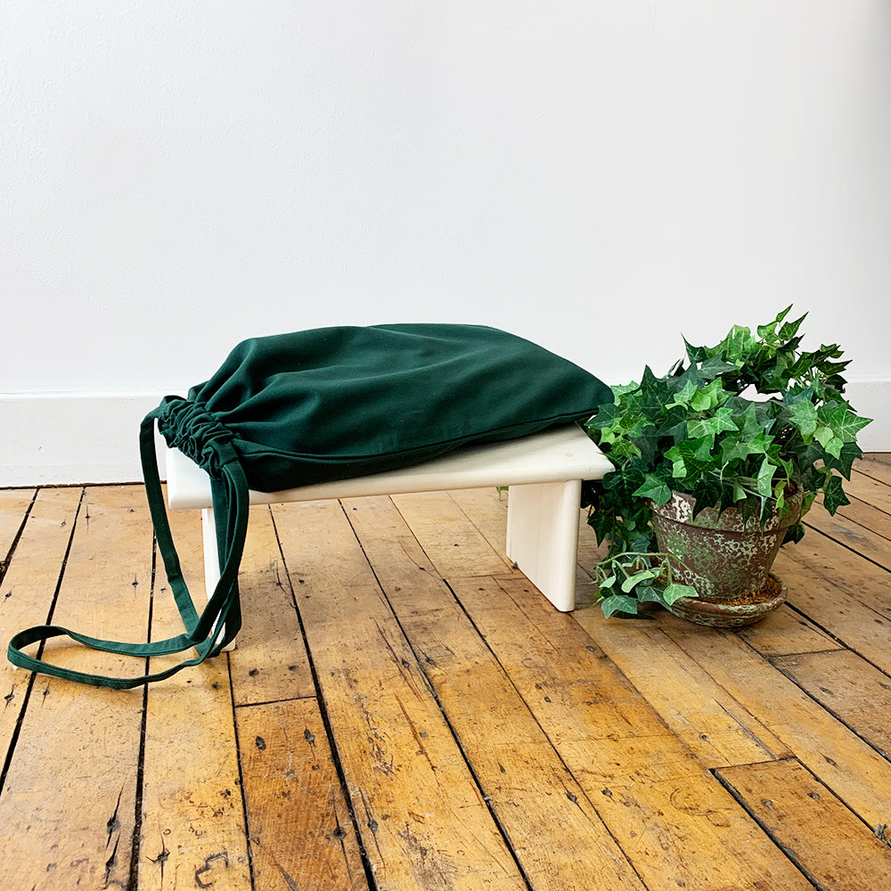 Studio Bench Bag with Cushion, Recycled Cotton- DharmaCrafts