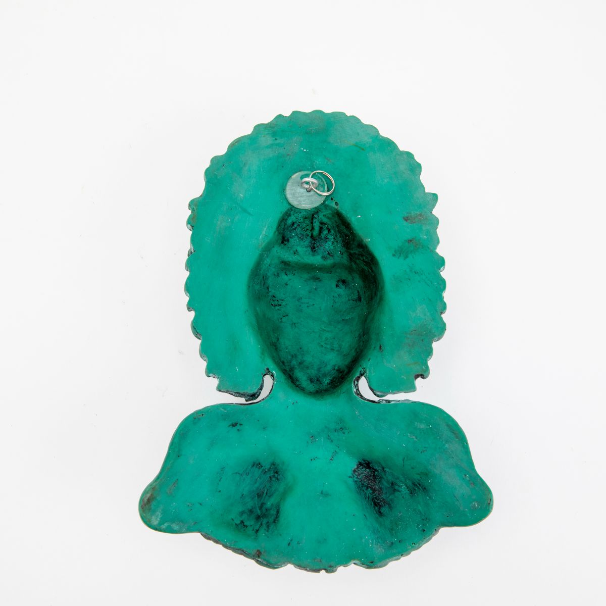 Green Praying Buddha Mask