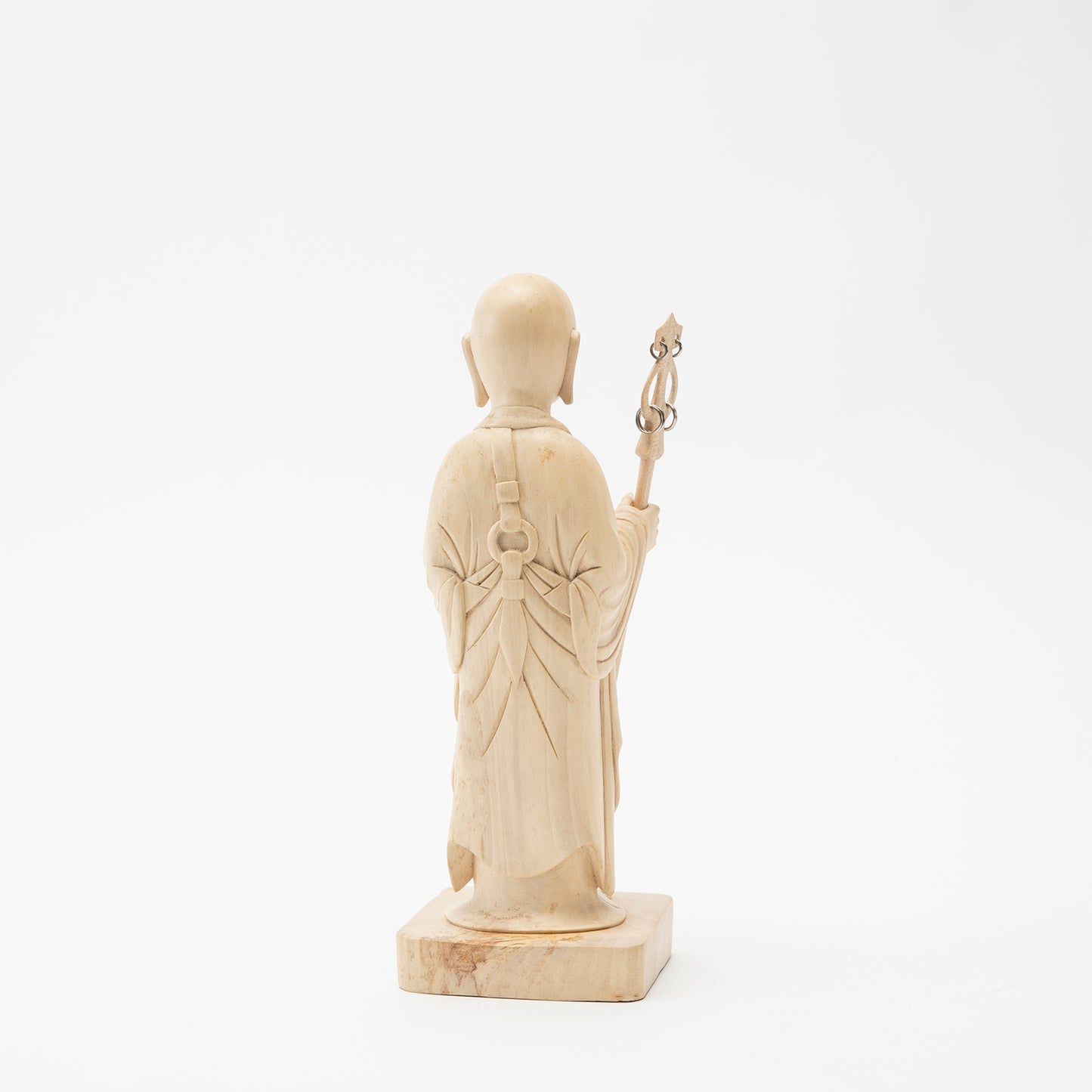 Wooden Jizo Woman Statue