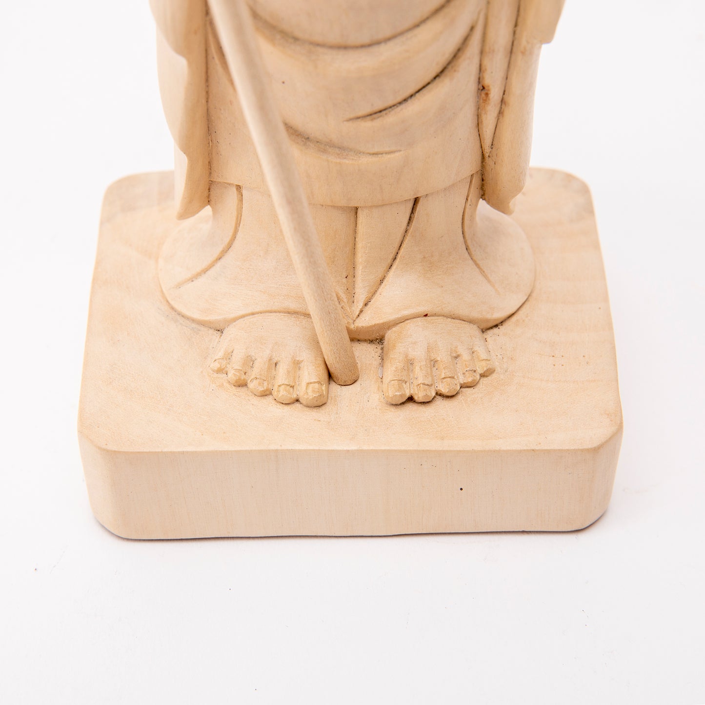 Wooden Jizo Woman Statue