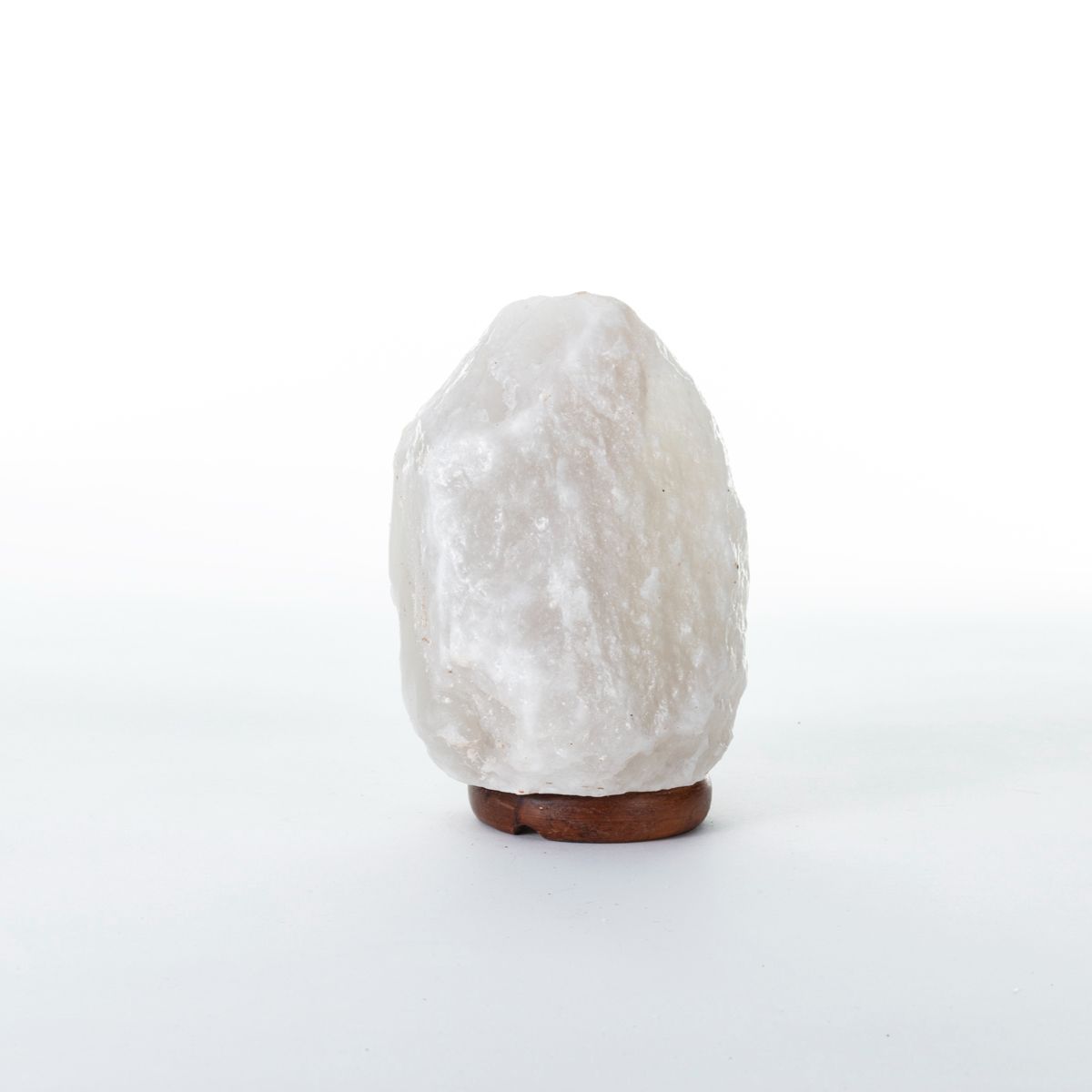 White Salt Rock Lamp