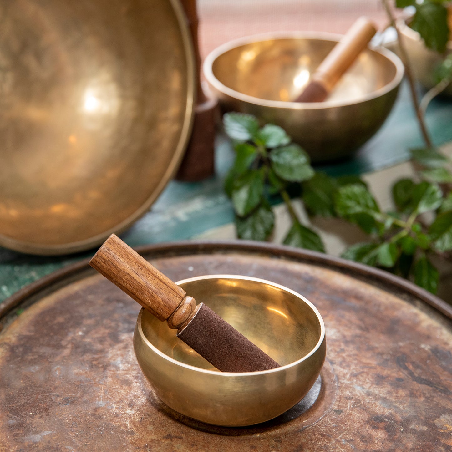 Handbeaten Singing Bowl - 4.75"