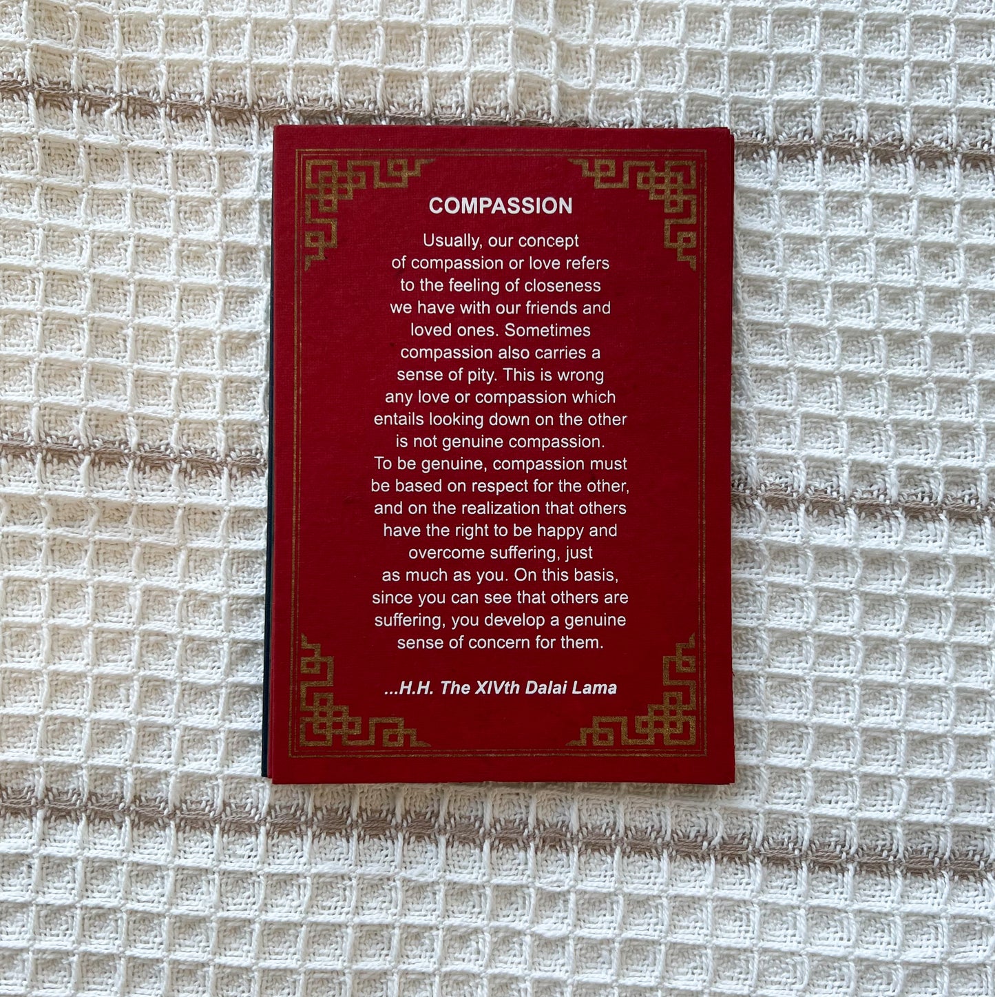 Wisdom of the Dalai Lama Notecards, set of 5