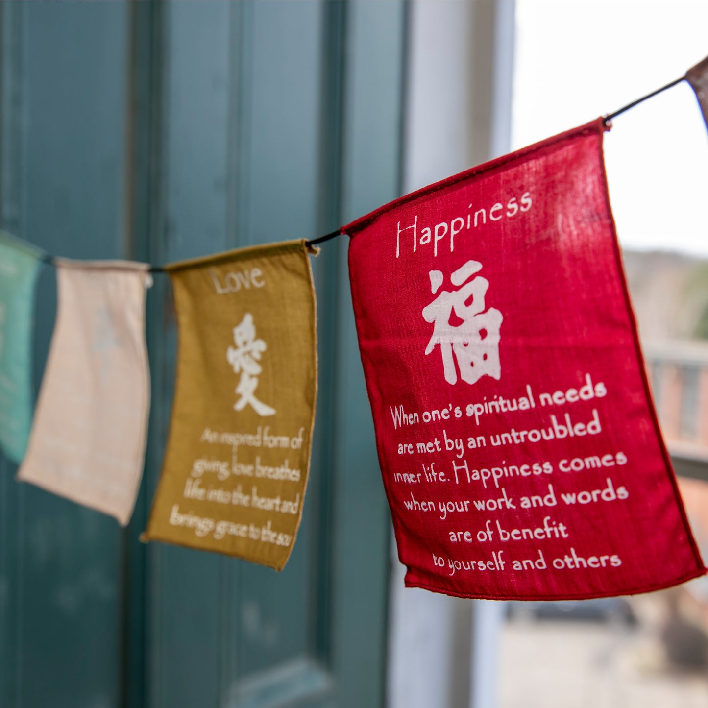 Small Prayer Flag in Soft Colors