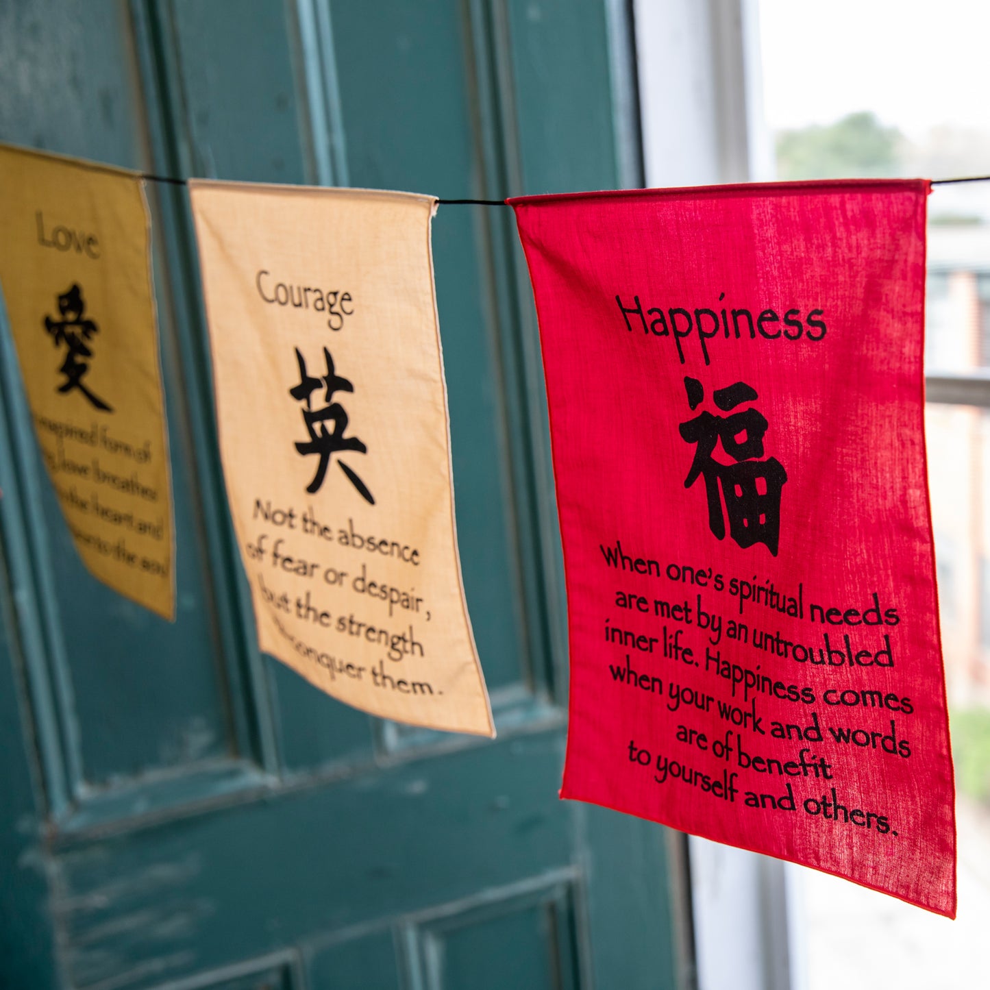 Large Prayer Flag in Soft Colors