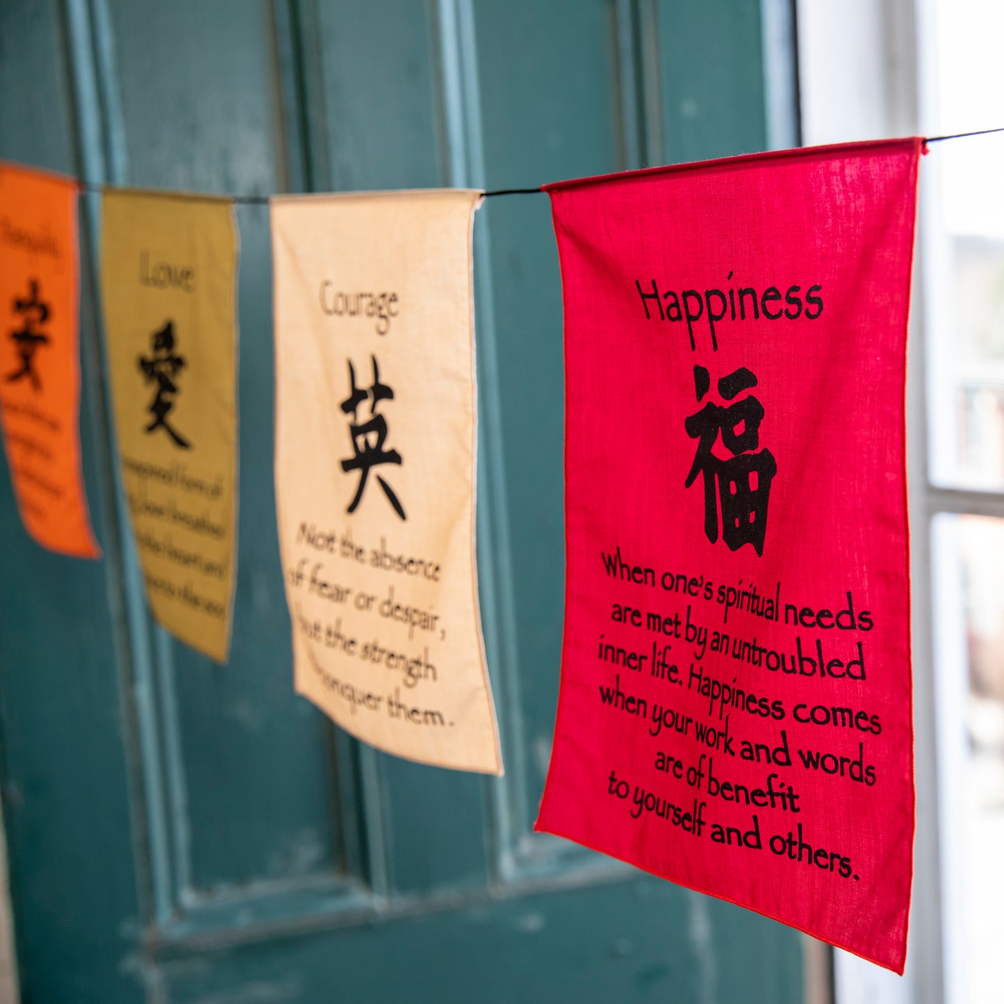 Large Prayer Flag in Soft Colors