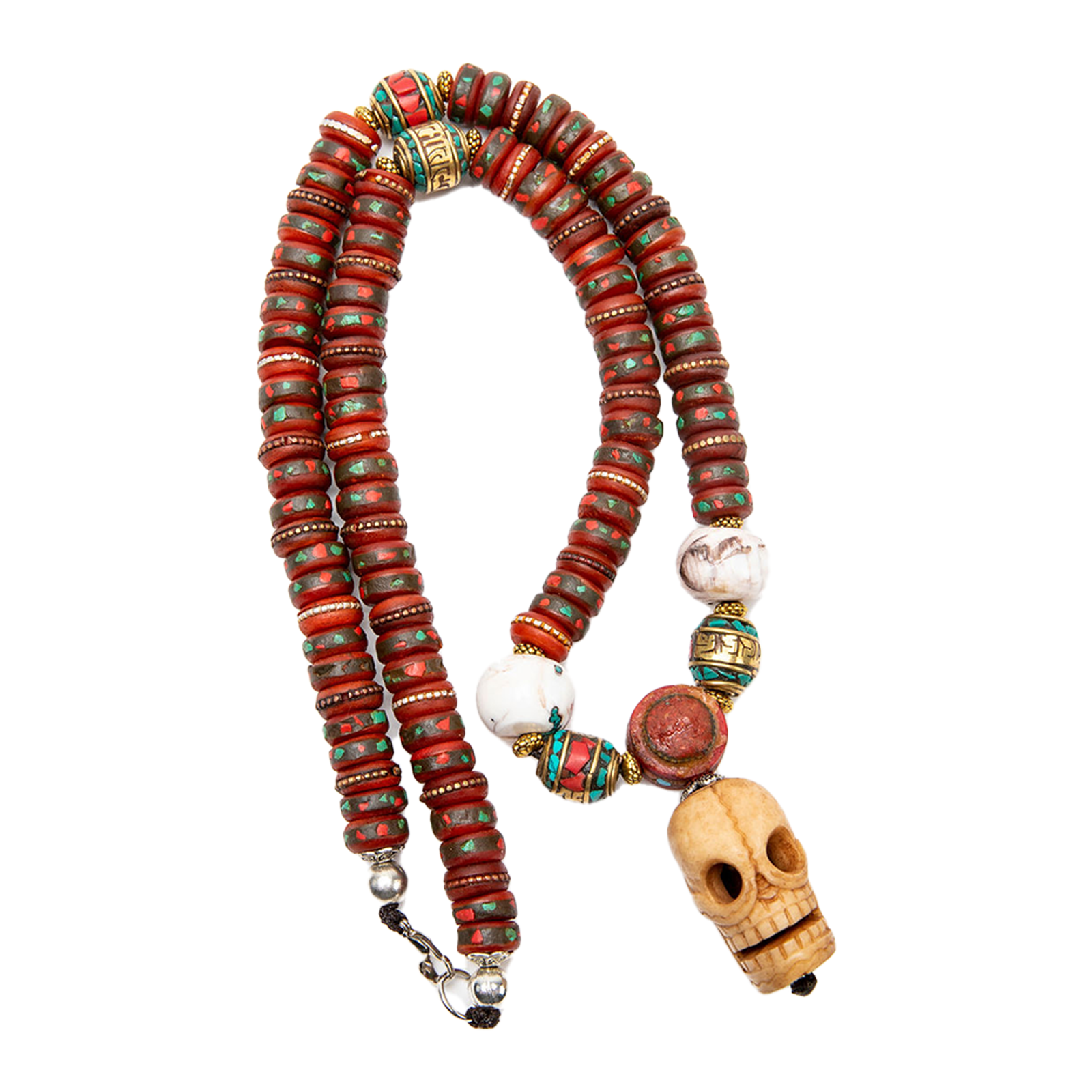 Men's Skull Necklace - Day of the Dead - Halloween - Horror Gifts – Earth  Ocean Fire Men's Jewelry